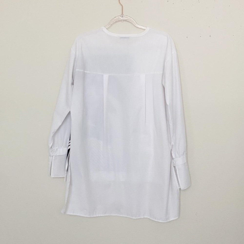Zara white long sleeves graphic t-shirt - Picture 5 of 8